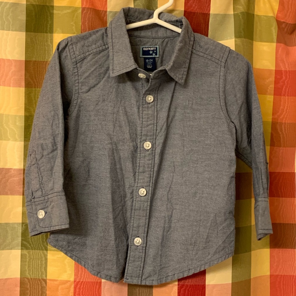 18-24 Old Navy button down shirt
